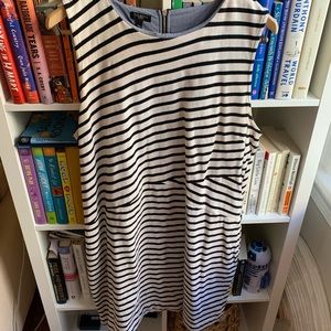 Striped shift dress